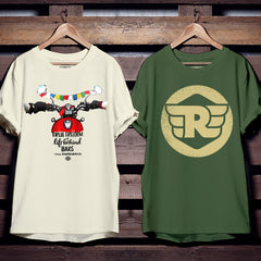 RE Biker Club Pack of 2 Heavy Duty® Oversized T-Shirts.