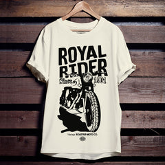 Royal & Retro Motorcycles Combo Pack of 2 Oversized T-Shirts.