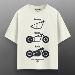 RE Dream Build Ride Pack of 2 Heavy Duty® Oversized T-Shirts.