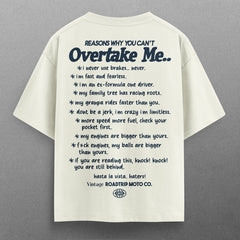 CAN'T OVERTAKE ME HEAVY DUTY® OVERSIZED T-SHIRT