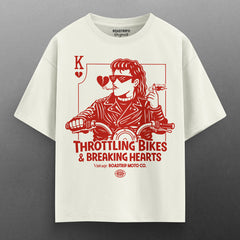 Throttling Bikes Heavy Duty® Oversized T-Shirt.