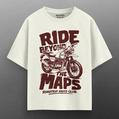 Ride Beyond Maps Heavy Duty® Oversized T-Shirt.