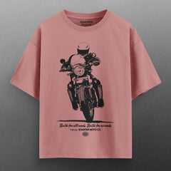 Build For all Roads Heavy Duty® Oversized T-Shirt.