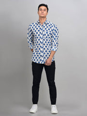 Buy Oversized streetwear Allover Elephant Art Printed Shirt Online - RoadTrip®