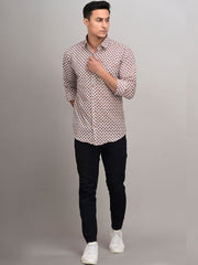 Buy Oversized streetwear Allover Floral Block Printed Shirt Online - RoadTrip®