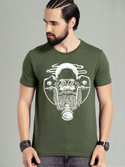Buy Oversized streetwear Big Beard Rider Printed T-shirt Online - RoadTrip®