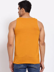 Buy Oversized streetwear Black & Mustard Solid Sleeveless Vest Online - RoadTrip®