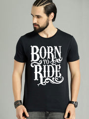 Buy Oversized streetwear Born To Ride Riders Slogan Printed Tshirt Online - RoadTrip®