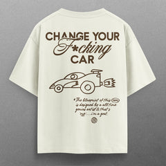 Buy Oversized streetwear CHANGE YOUR CAR T - SHIRT Online - RoadTrip®