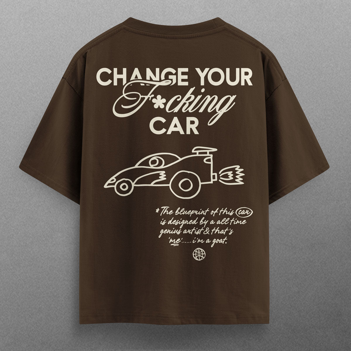 Buy Oversized streetwear CHANGE YOUR CAR T - SHIRT Online - RoadTrip®