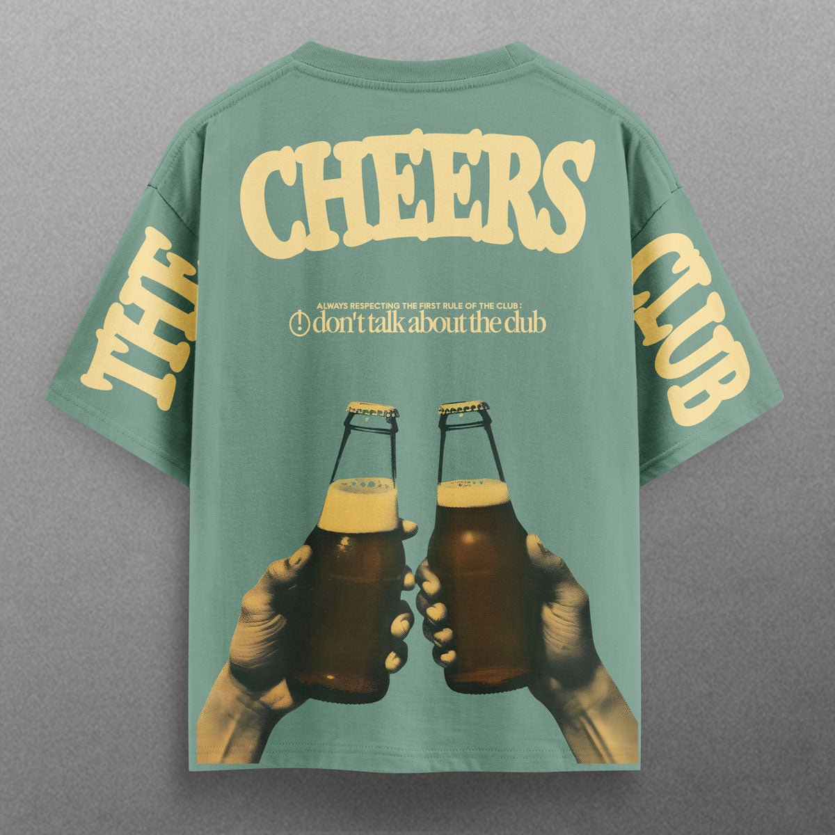 Buy Oversized streetwear CHEERS CLUB T - SHIRT Online - RoadTrip®