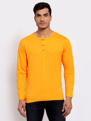 Buy Oversized streetwear Classic Full Sleeves Henley T-Shirt Online - RoadTrip®