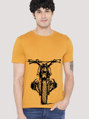 Buy Oversized streetwear Classic Retro Motorcycle Printed T-shirt Online - RoadTrip®