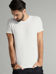 Buy Oversized streetwear Classy Rich Cotton Solid T-Shirt Online - RoadTrip®