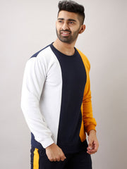 Buy Oversized streetwear Colourblock Full Sleeves Sweatshirt Online - RoadTrip®