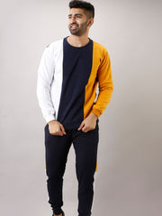 Buy Oversized streetwear Colourblock Full Sleeves Sweatshirt Online - RoadTrip®