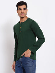 Buy Oversized streetwear Cool Full hand Henley T-Shirt Online - RoadTrip®