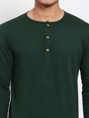 Buy Oversized streetwear Cool Full hand Henley T-Shirt Online - RoadTrip®