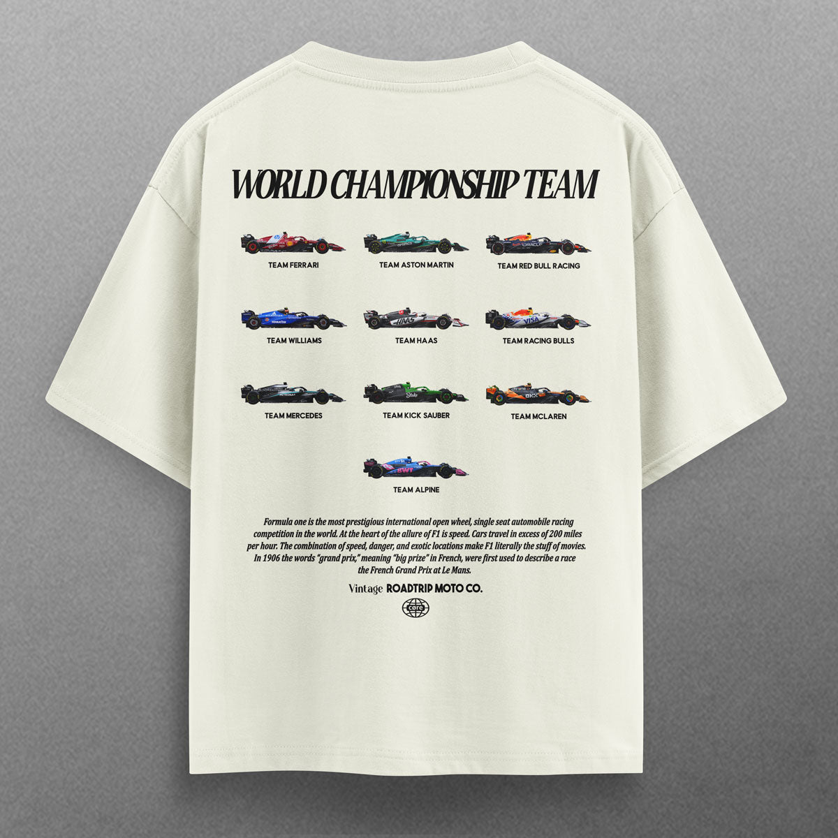 Buy Oversized streetwear F1xCLUB T - SHIRT Online - RoadTrip®