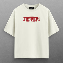 Buy Oversized streetwear F1xFERRARI T - SHIRT Online - RoadTrip®