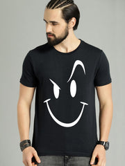 Buy Oversized streetwear Funny Bewakoof Smiley Graphic T-Shirt Online - RoadTrip®