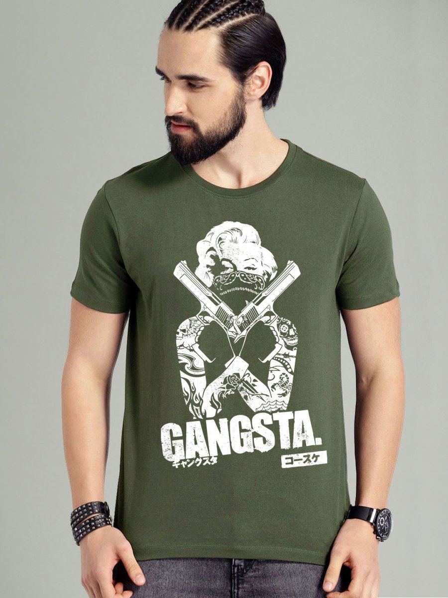 Buy Oversized streetwear Gangsta Girl With Tattoo Graphic T-shirt Online - RoadTrip®