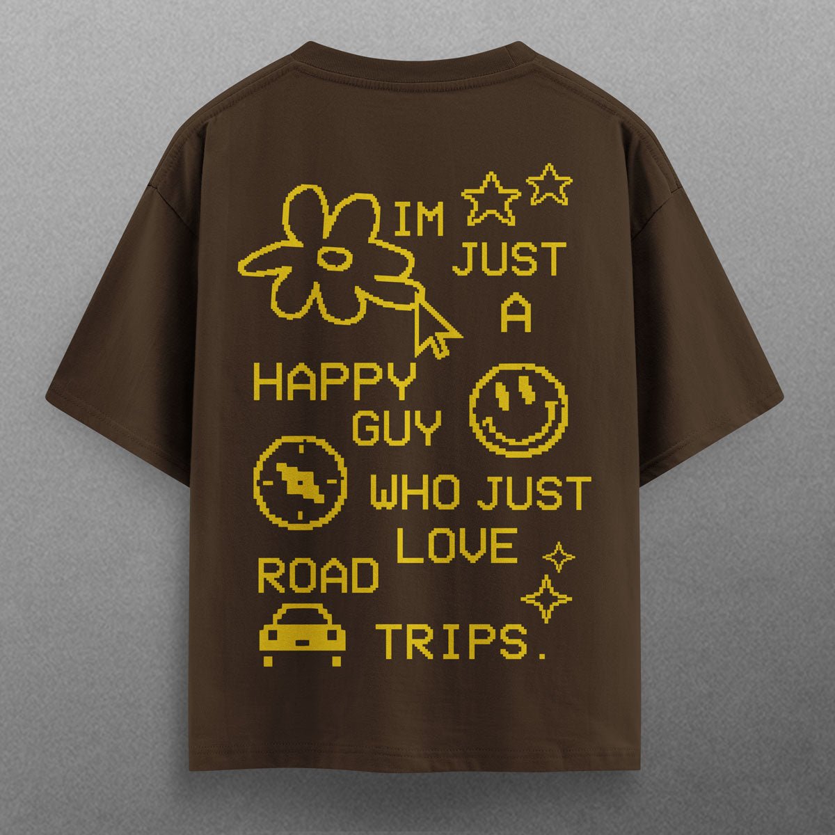 Buy Oversized streetwear HAPPY GUY T - SHIRT Online - RoadTrip®