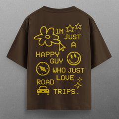 Buy Oversized streetwear HAPPY GUY T - SHIRT Online - RoadTrip®