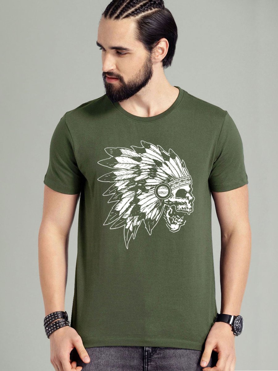 Buy Oversized streetwear Indiana Skull Graphic T-Shirt Online - RoadTrip®