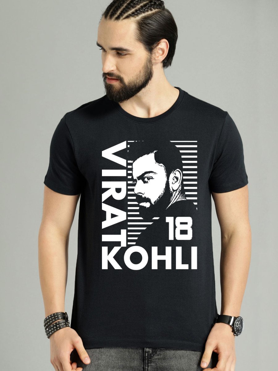 Buy Oversized streetwear King Kohli Graphic Printed T-shirt Online - RoadTrip®