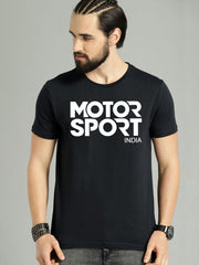 Buy Oversized streetwear Motor Sports India Printed T-shirt Online - RoadTrip®