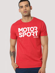 Buy Oversized streetwear Motor Sports India Printed T-shirt Online - RoadTrip®