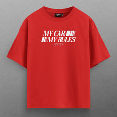 Buy Oversized streetwear MY CAR MY RULES T - SHIRT Online - RoadTrip®