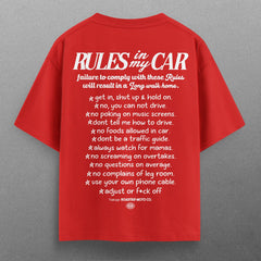 Buy Oversized streetwear MY CAR MY RULES T - SHIRT Online - RoadTrip®