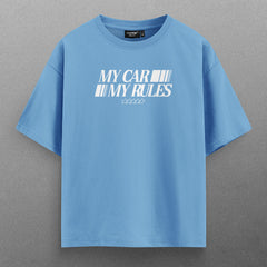 Buy Oversized streetwear MY CAR MY RULES T - SHIRT Online - RoadTrip®