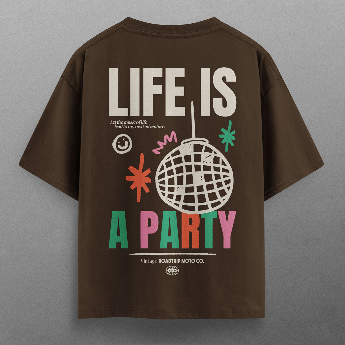 Buy Oversized streetwear PARTY HARD T - SHIRT Online - RoadTrip®