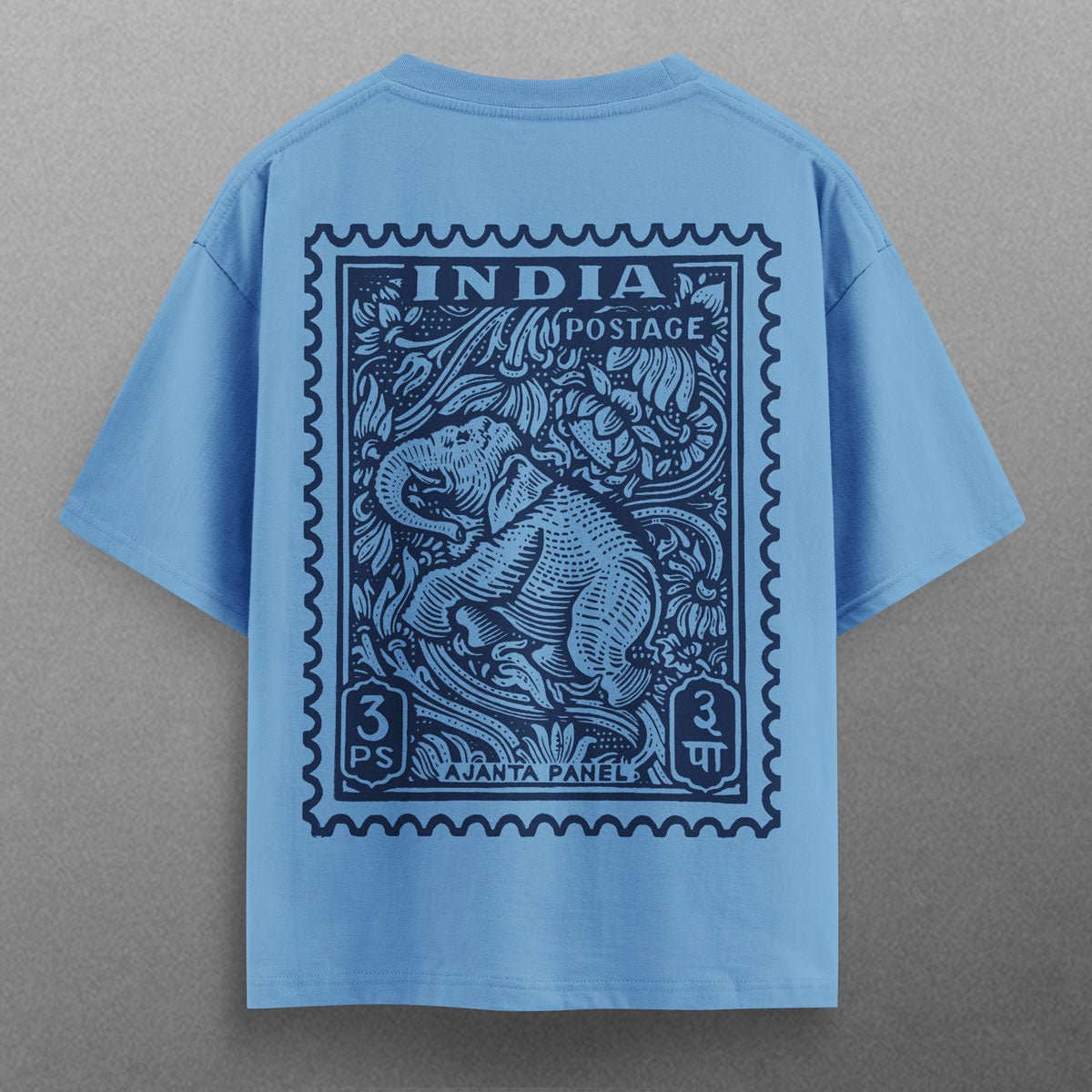 Buy Oversized streetwear POSTAGE TICKET T - SHIRT Online - RoadTrip®