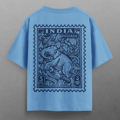 Buy Oversized streetwear POSTAGE TICKET T - SHIRT Online - RoadTrip®