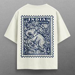 Buy Oversized streetwear POSTAGE TICKET T - SHIRT Online - RoadTrip®