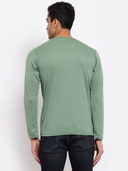 Buy Oversized streetwear Premium Cotton White & Sea Green Combo Henley T-Shirts Online - RoadTrip®