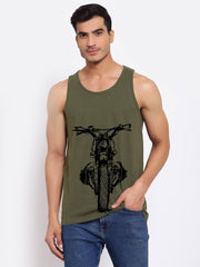 Buy Oversized streetwear Premium Retro Motorcycle Printed Vest Online - RoadTrip®