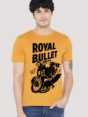 Buy Oversized streetwear Premium Royal Bullet Printed T-shirt Online - RoadTrip®