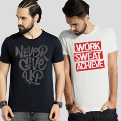 Buy Oversized streetwear Pro Gym Motivational Combo T-Shirts Online - RoadTrip®