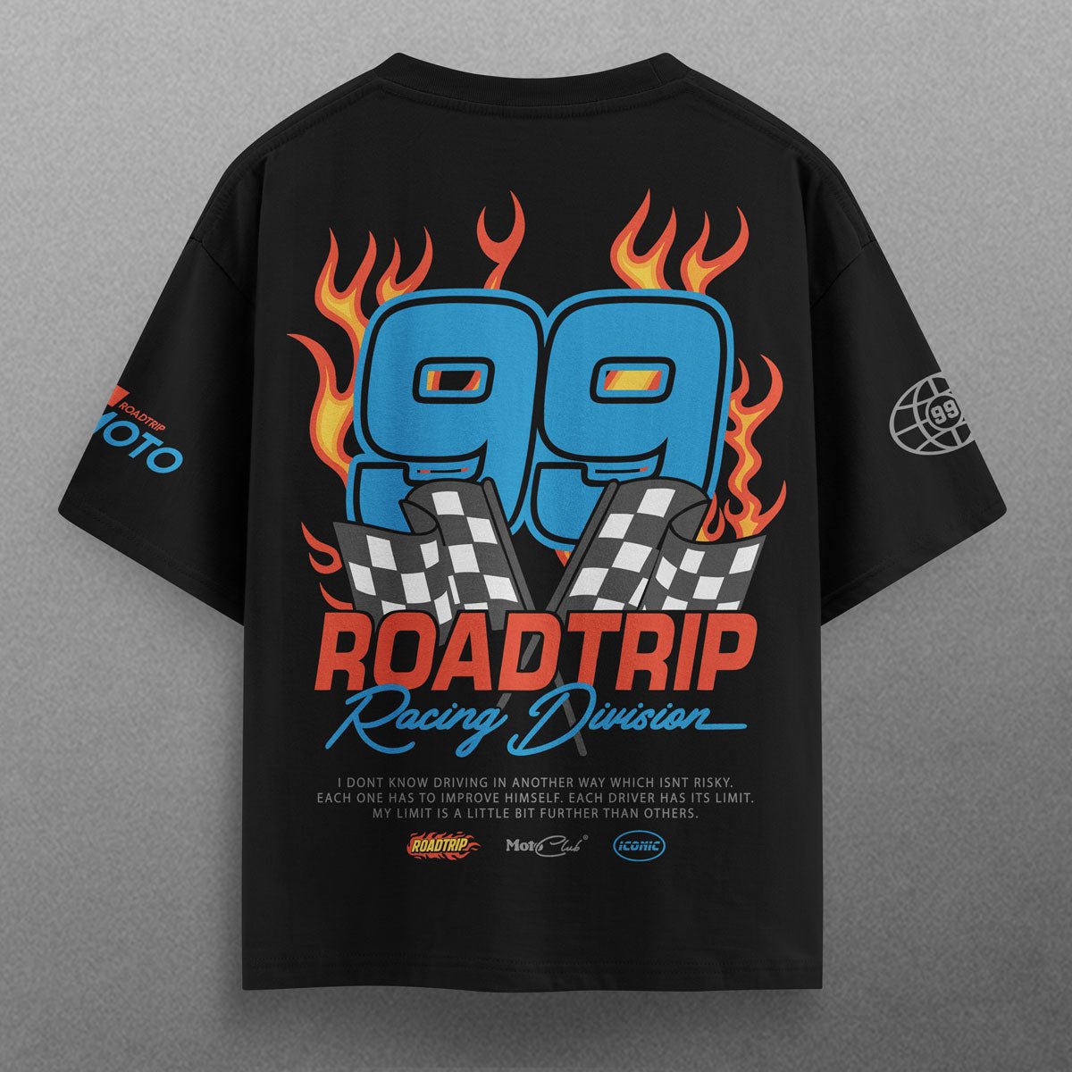 Buy Oversized streetwear RACING DIVISION T - SHIRT Online - RoadTrip®