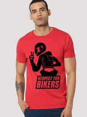Buy Oversized streetwear Respect The Bikers Graphic T-Shirt Online - RoadTrip®