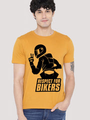 Buy Oversized streetwear Respect The Bikers Graphic T-Shirt Online - RoadTrip®