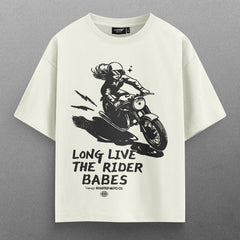 Buy Oversized streetwear RIDER BABE T - SHIRT Online - RoadTrip®