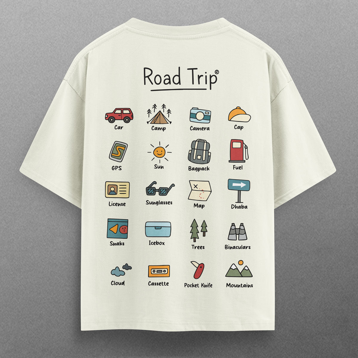 Buy Oversized streetwear ROAD TRIP T - SHIRT Online - RoadTrip®