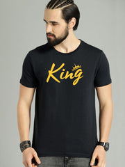 Buy Oversized streetwear Royal King Graphic Printed T-shirt Online - RoadTrip®