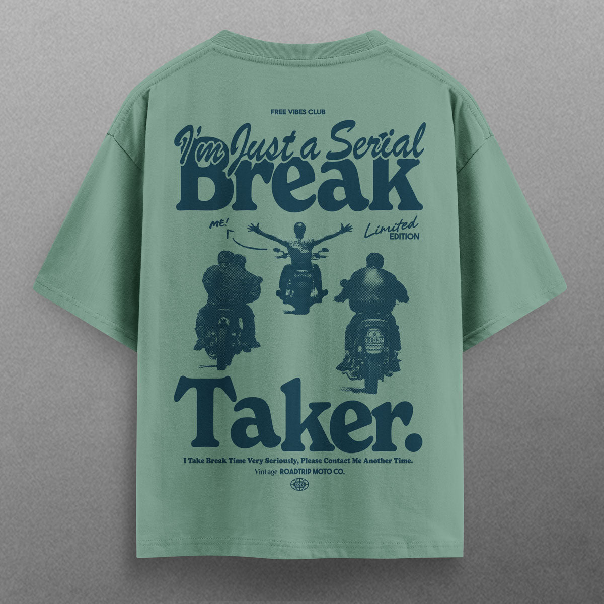 Buy Oversized streetwear SERIAL BREAK TAKER T - SHIRT Online - RoadTrip®